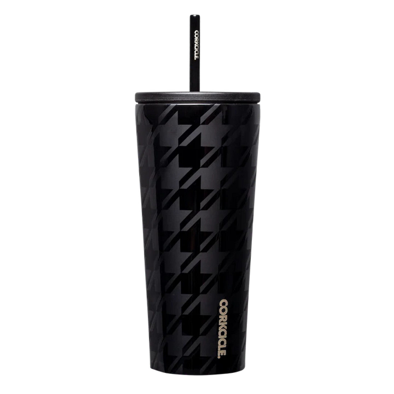 Corkcicle Cold Cup Onyx Houndstooth 24oz