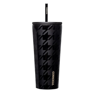 Corkcicle Cold Cup Onyx Houndstooth 24oz