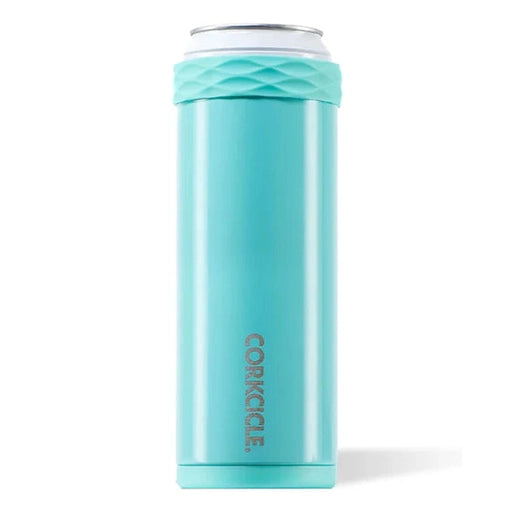 Corkcicle Slim Artican 12oz Gloss Turquoise