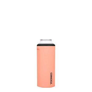 Corkcicle Slim Can Neon Lights Coral