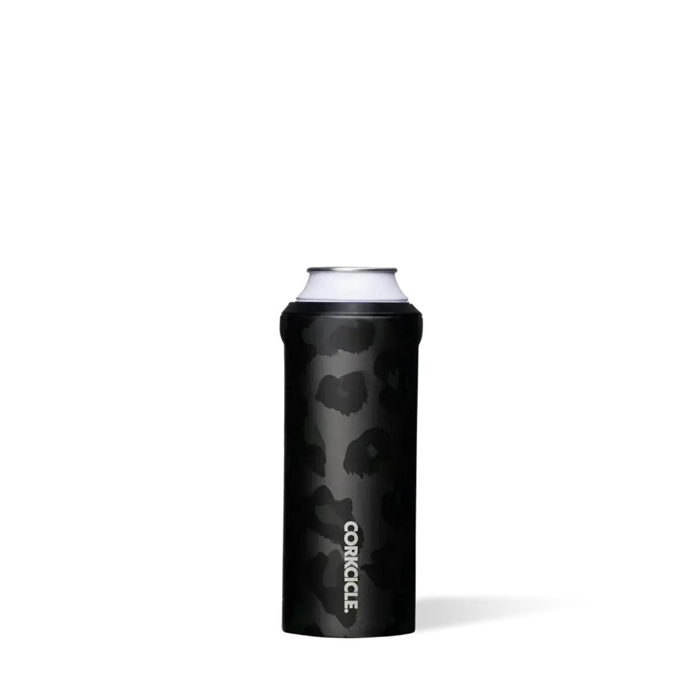 Corkcicle Slim Can Night Leopard