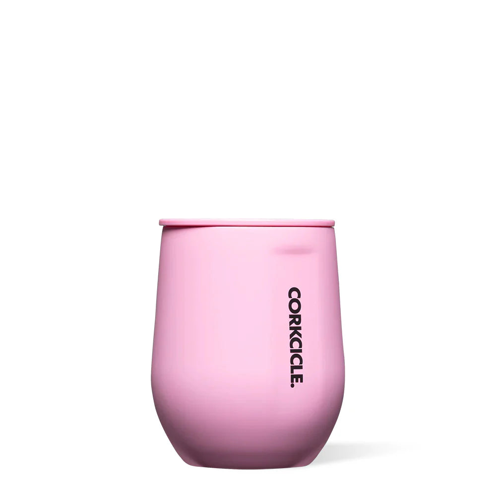 Corkcicle Stemless 12oz Sun-Soaked Pink