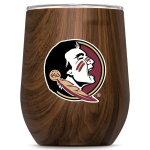 Corkcicle Stemless FSU Walnut