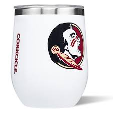 Corkcicle Stemless FSU White