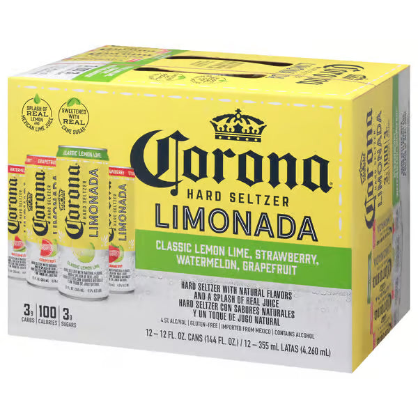 Corona Limonada Hard Seltzer  12pk Cn