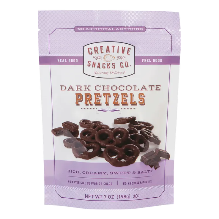 Creative Snacks Dark Chocolate Pretzels 7oz