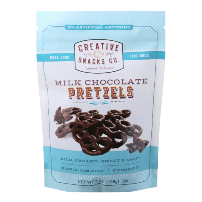 Creative Snacks Milk Chocolate Pretzels 7oz