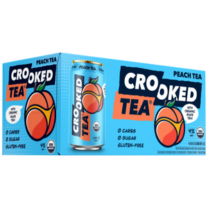 Crooked Peach Tea 8pk Cn