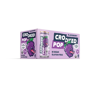 Crooked Pop Organic Hard Soda Blackberry