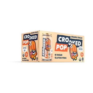 Crooked Pop Organic Hard Soda Orange Cream