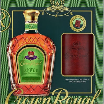 Crown Royal Regal Apple Whisky  Giftset w/Flask