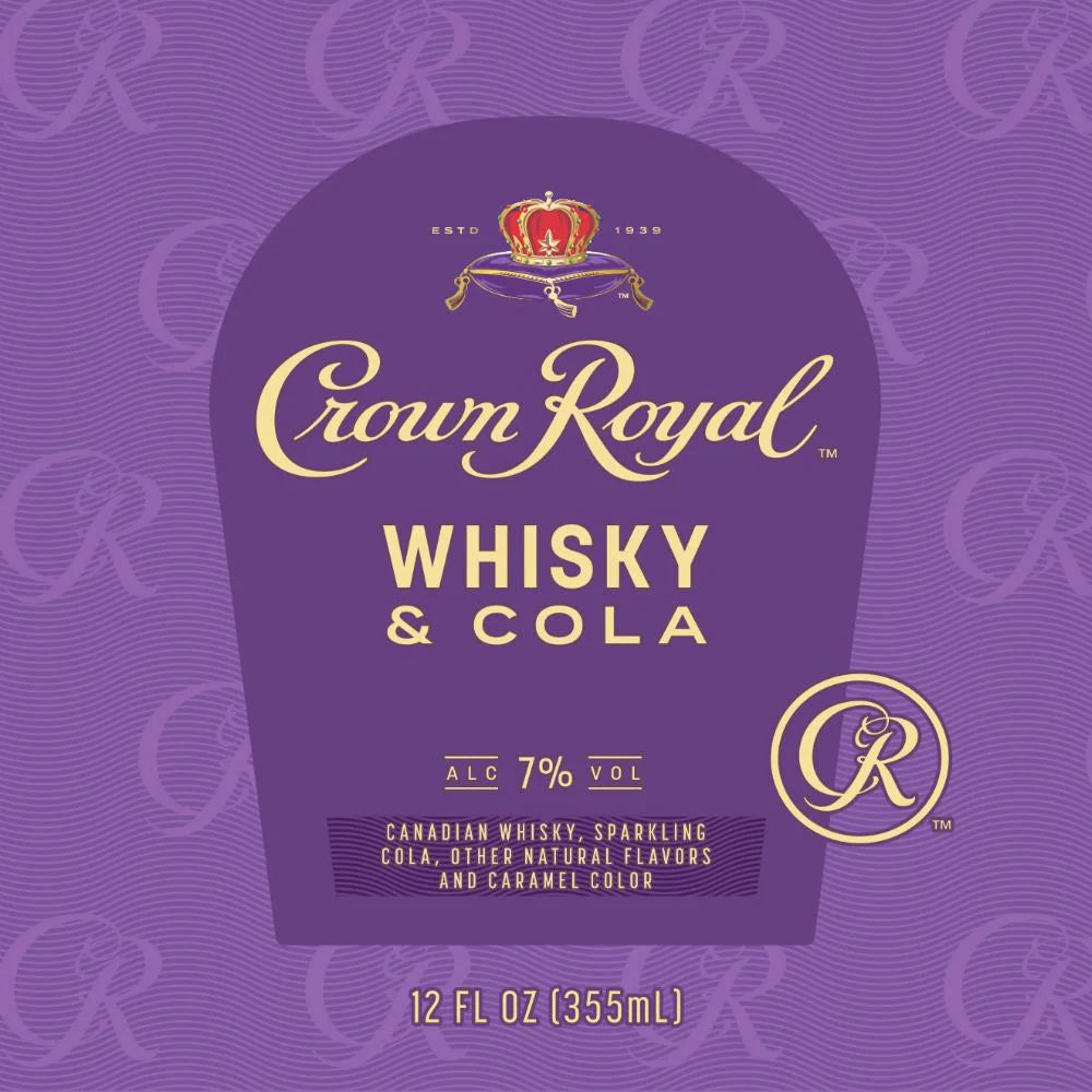 Crown Royal Whisky & Cola 4pk