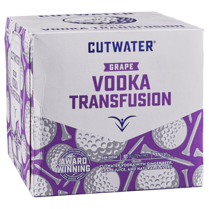 Cutwater Vodka Grape Transfusion  4pk Cn