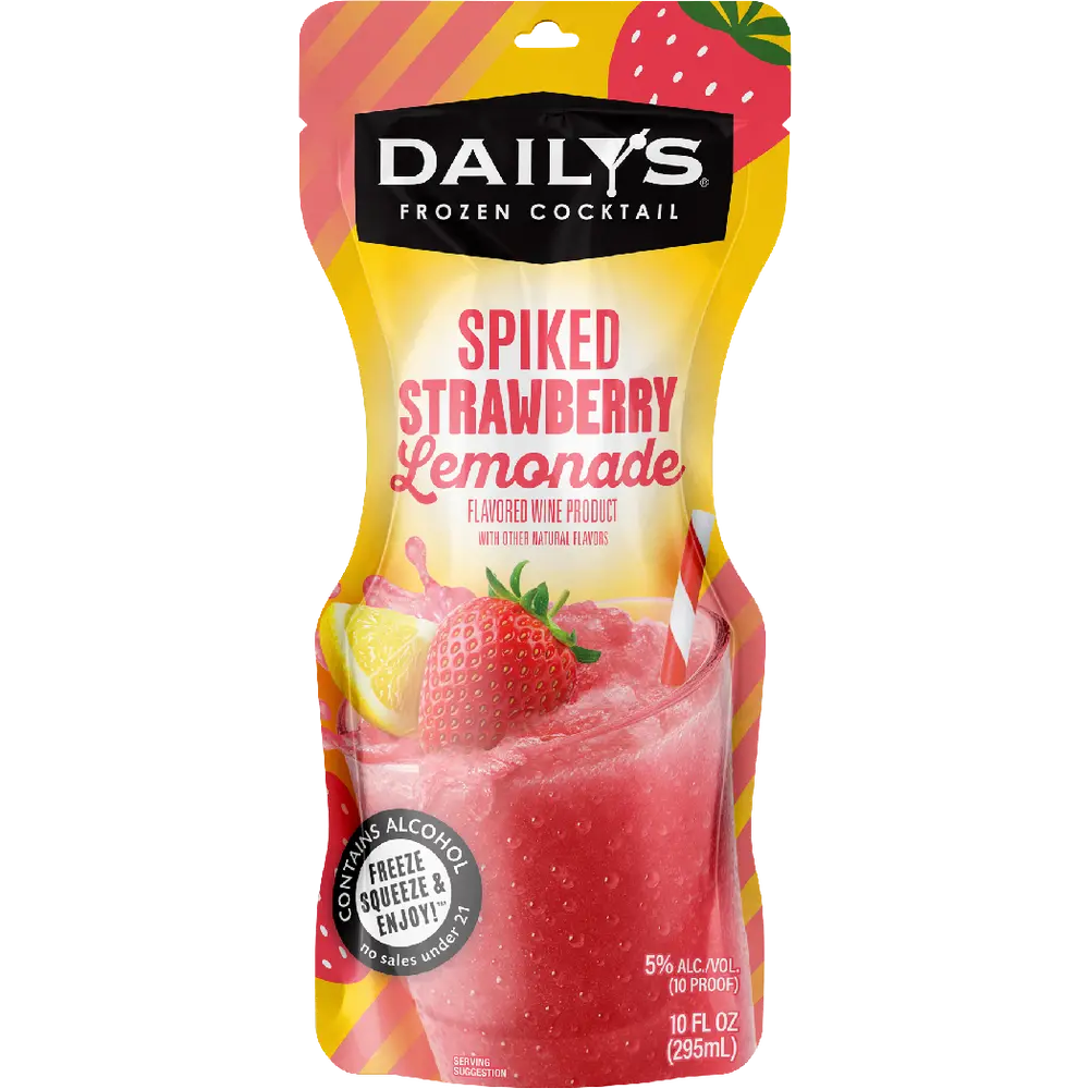 Dailys Spiked Strawberry Lemonade Pouch 10oz