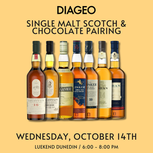 Diageo Single Malt Scotch Tasting and Chocolate Pairing