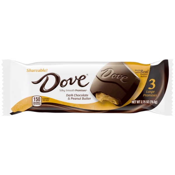 Dove Dark Chocolate & Peanut Butter