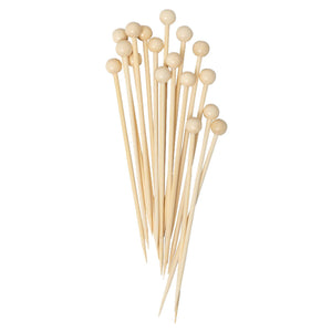 Drynk Bamboo Ball Picks 100ct