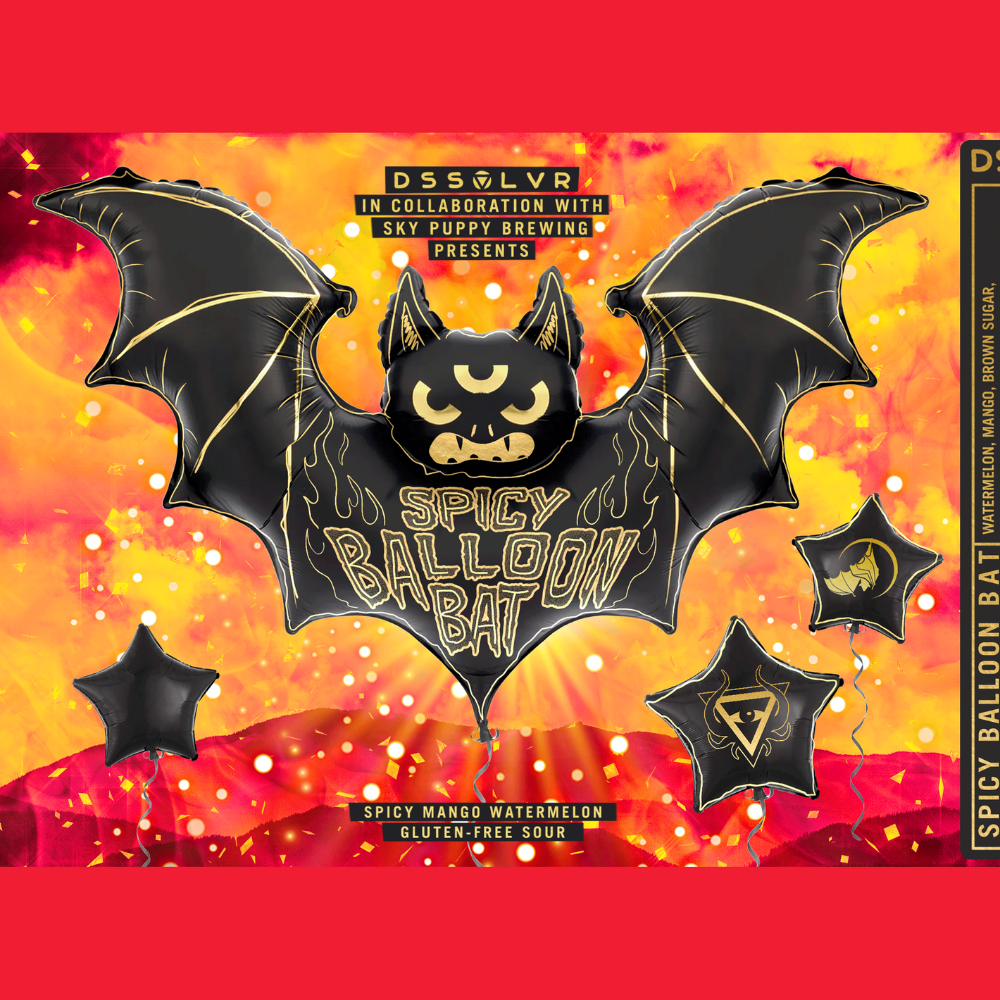 Dssolver Spicy Balloon Bat Sour