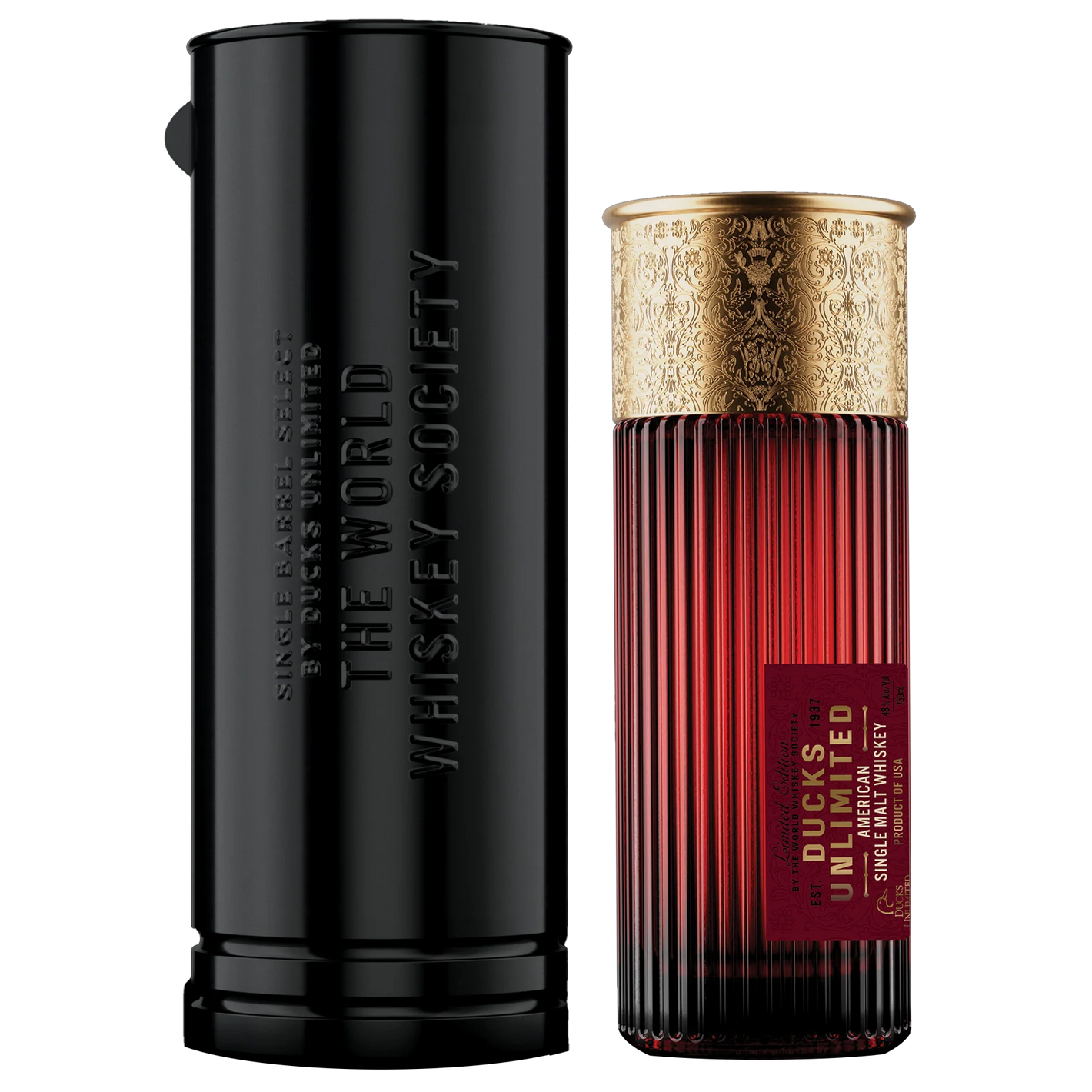 Ducks Unlimited Shotgun Shell Bourbon Whiskey