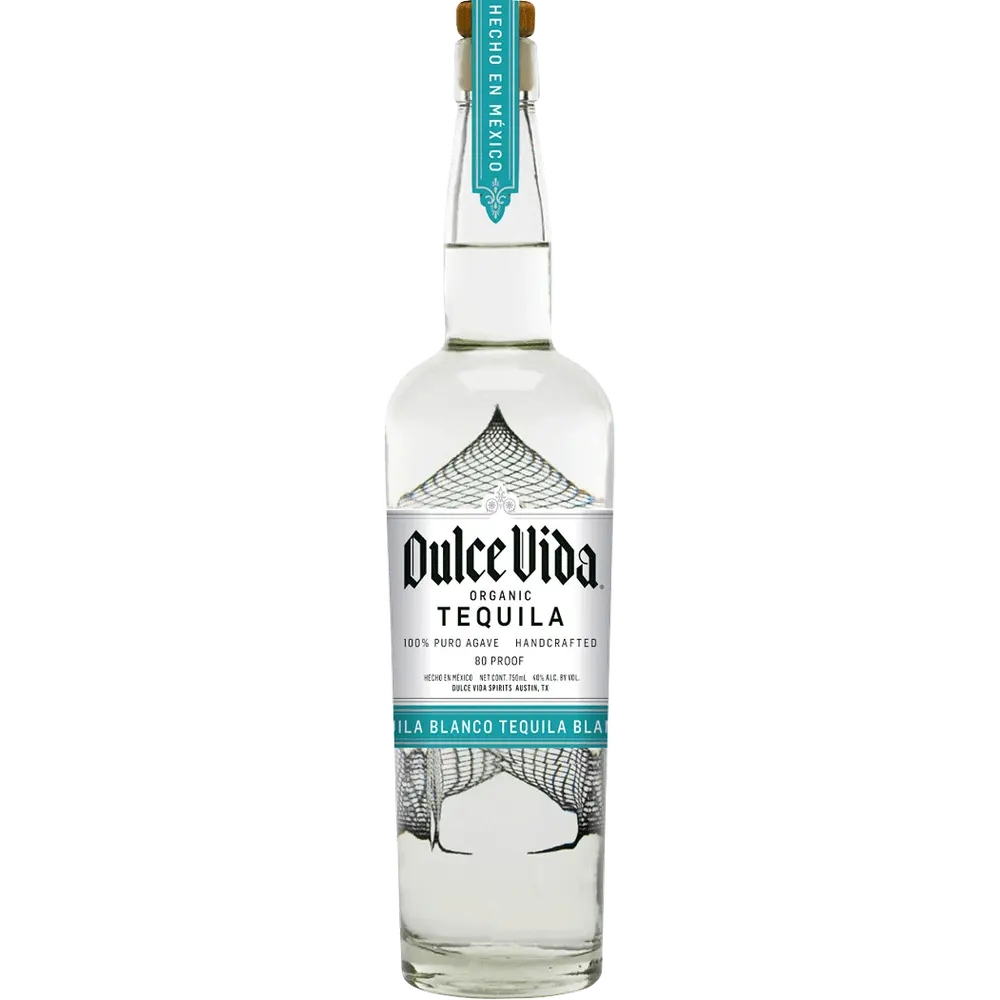 Dulce Vida Blanco Tequila in a liter bottle