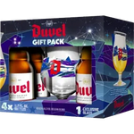 Duvel Holiday Gift Pack  4pk Btl W/ Glass