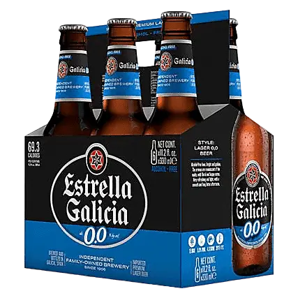 Estrella Galicia 0.0  6pk Btl