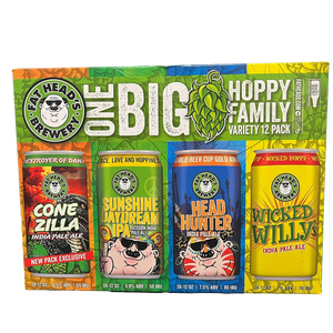 Fat Heads Hoppy Family IPA Variety  12pk Cn