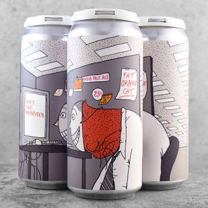 Fat Orange Cat I Dont Like Mondays IPA  4pk Cn