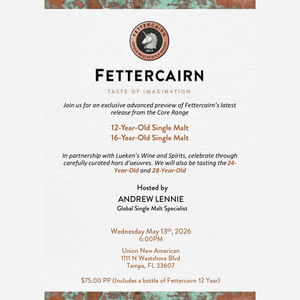 Fettercairn Private Tasting Event
