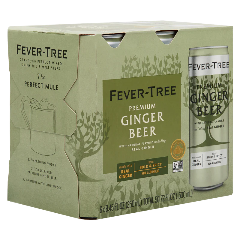 Fever Tree Ginger Beer 6pk