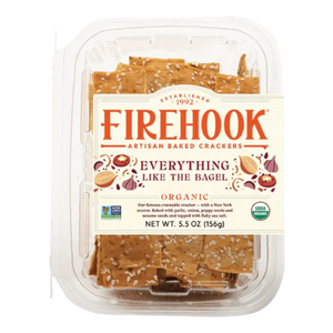 Firehook Everything Bagel Organic Crackers 4oz