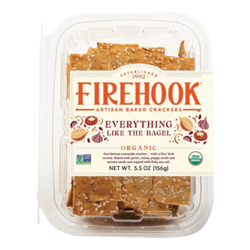 Firehook Everything Bagel Organic Crackers 4oz