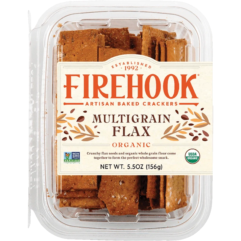 Firehook Multigrain Flax Crackers