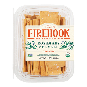 Firehook Rosemary Sea Salt Organic Crackers