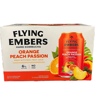 Flying Embers Orange Peach Passion