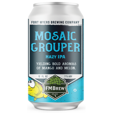 Fort Myers Brewing Mosaic Grouper IPA  6pks cns