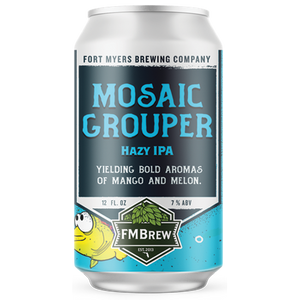 Fort Myers Brewing Mosaic Grouper IPA  6pks cns