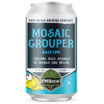 Fort Myers Brewing Mosaic Grouper IPA  6pks cns
