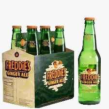 Freddies Ginger Ale 6Pk Btles
