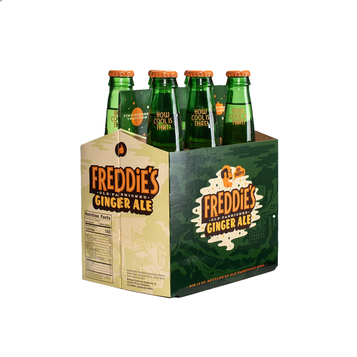 Freddies Ginger Ale 6Pk Btles
