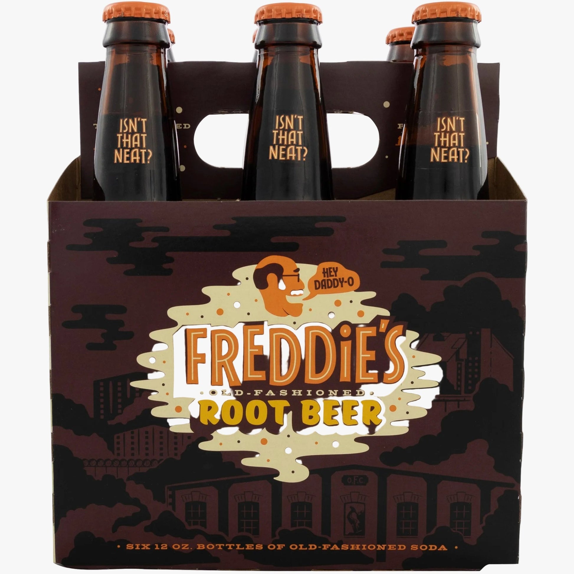 Freddies Root Beer 6Pk Btles