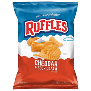 Frito Lay Cheddar & Sour Cream Ruffles