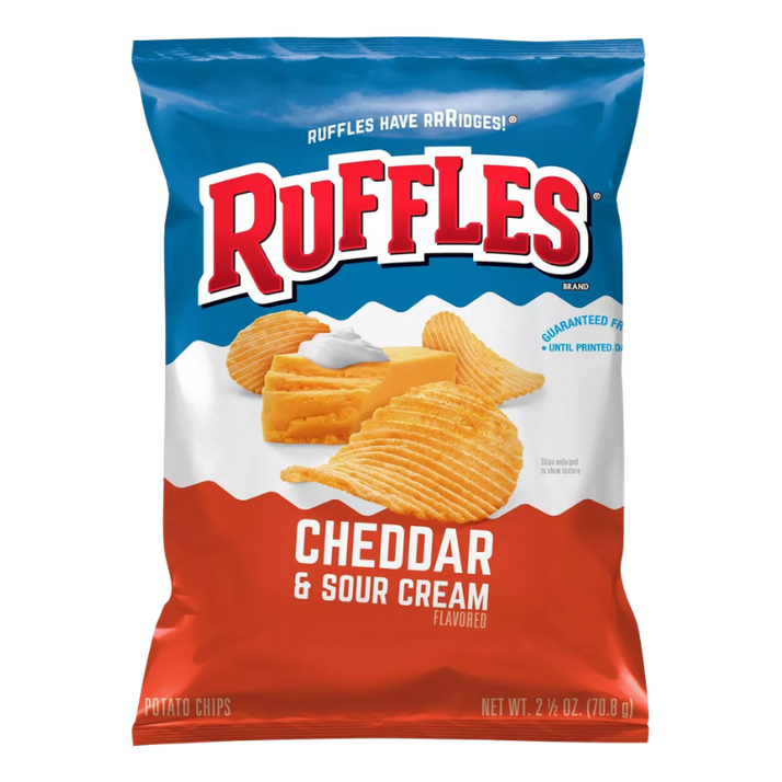 Frito Lay Ruffles Cheddar & Sour Cream