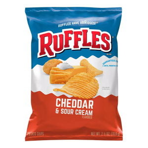 Frito Lay Ruffles Cheddar & Sour Cream