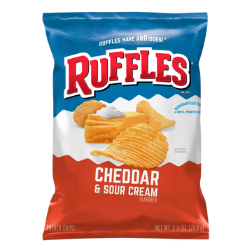 Frito Lay Ruffles Cheddar & Sour Cream