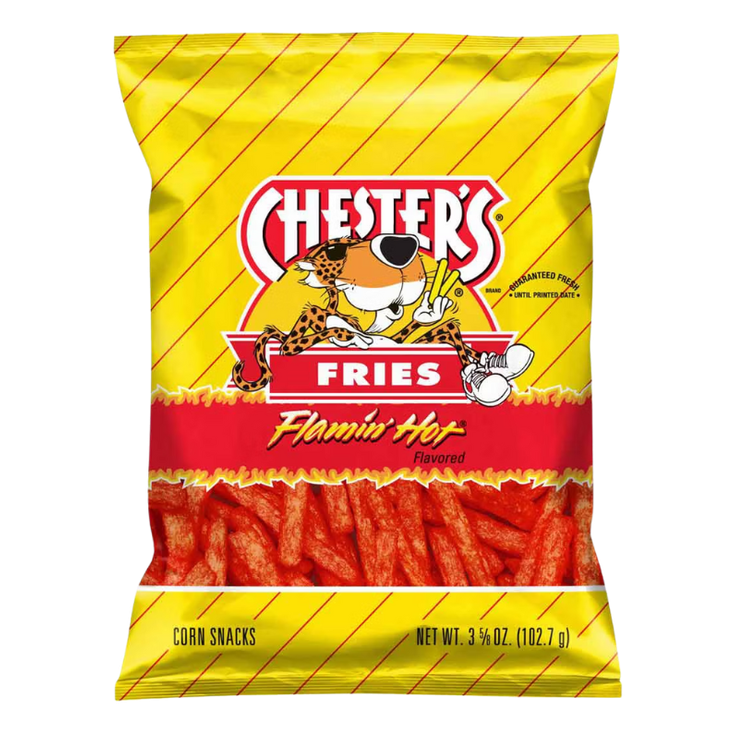Frito Lay Chesters Flamin Hot Fries 3.625