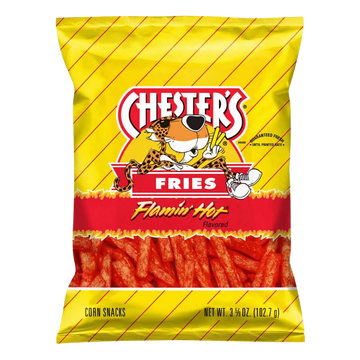 Frito Lay Chesters Flamin Hot Fries 3.625