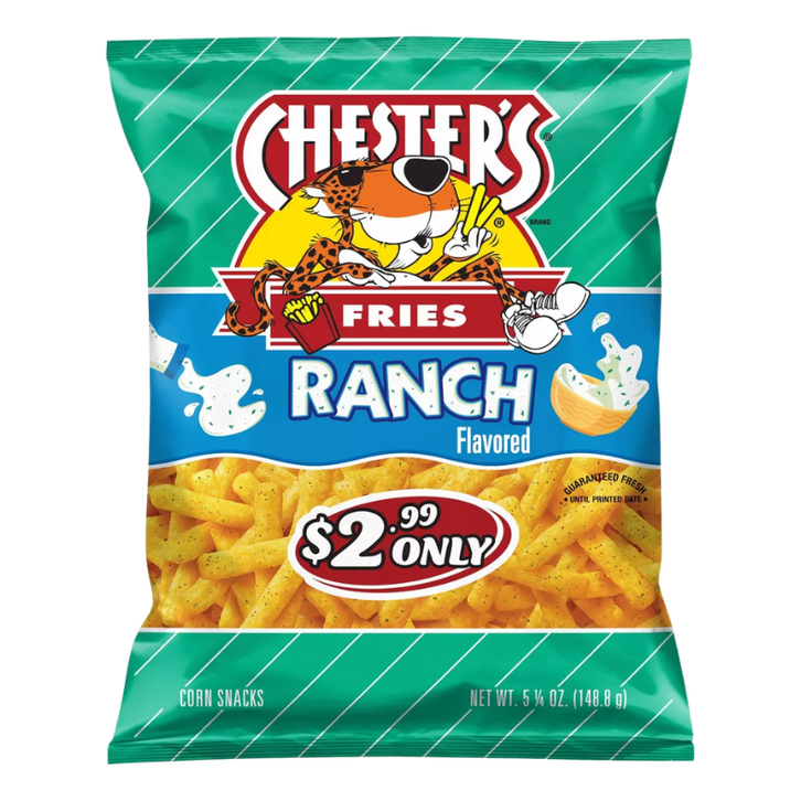 Frito Lay Chesters Ranch Fries 5.25oz