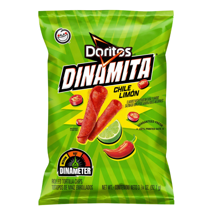 Frito Lay Doritos Dinamite Chile Limon