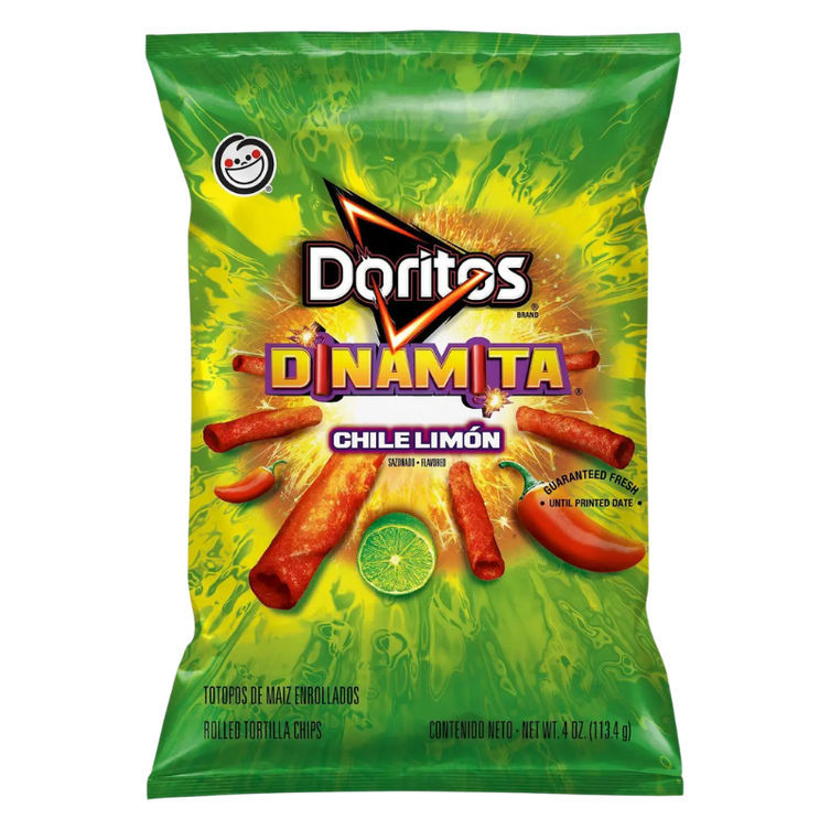 Frito Lay Doritos Dinamite Chile Limon 4.0oz